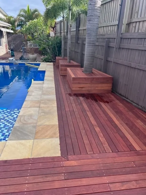 Pool Surround & Paving - Timber